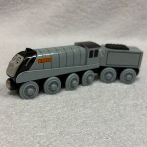 Vintage Thomas & Friends Spencer Wooden Railway Train & Tender 2003 Retired Rare